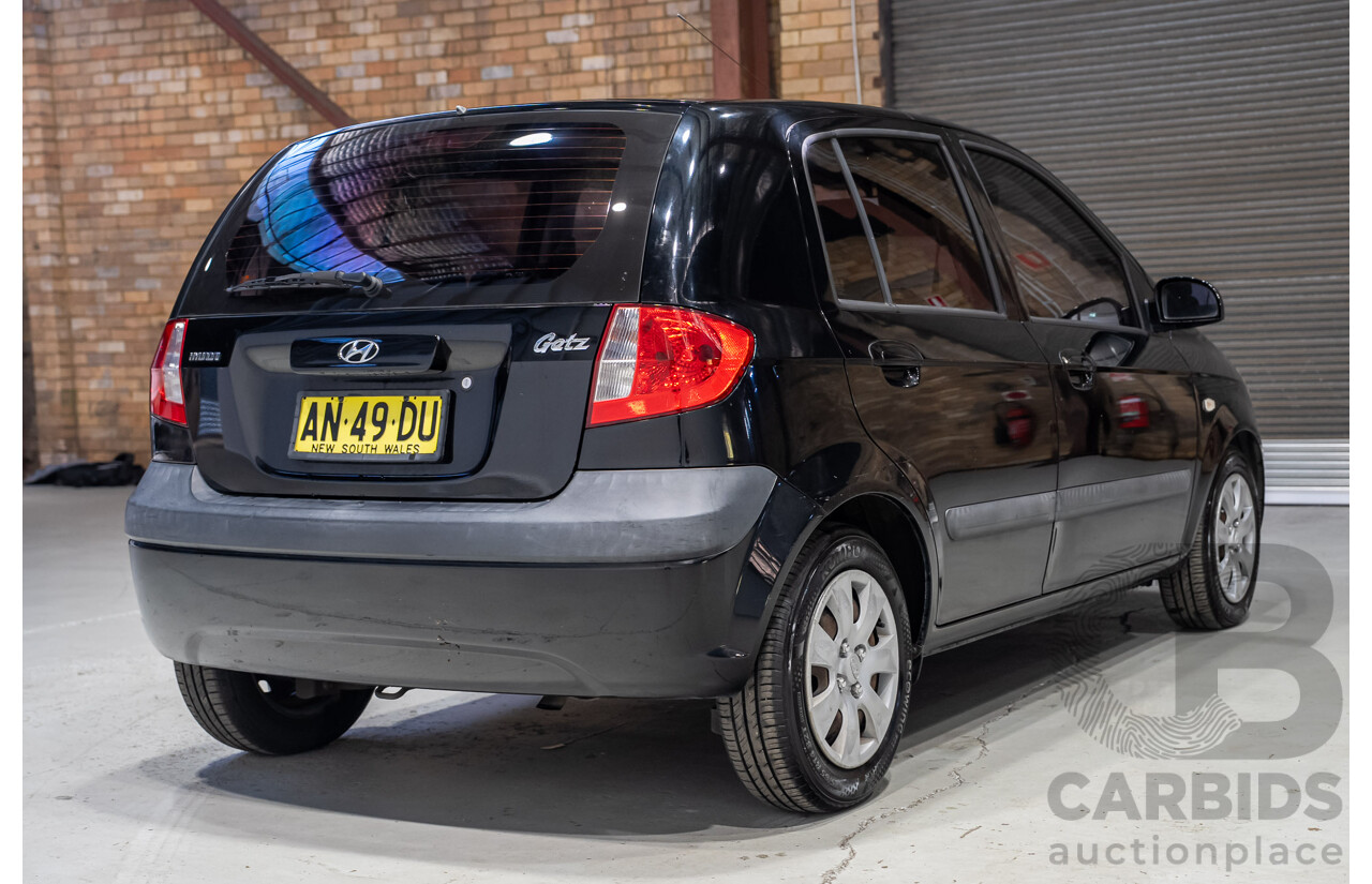 11/2006 Hyundai Getz TB Upgrade 5d Hatchback Black 1.4L