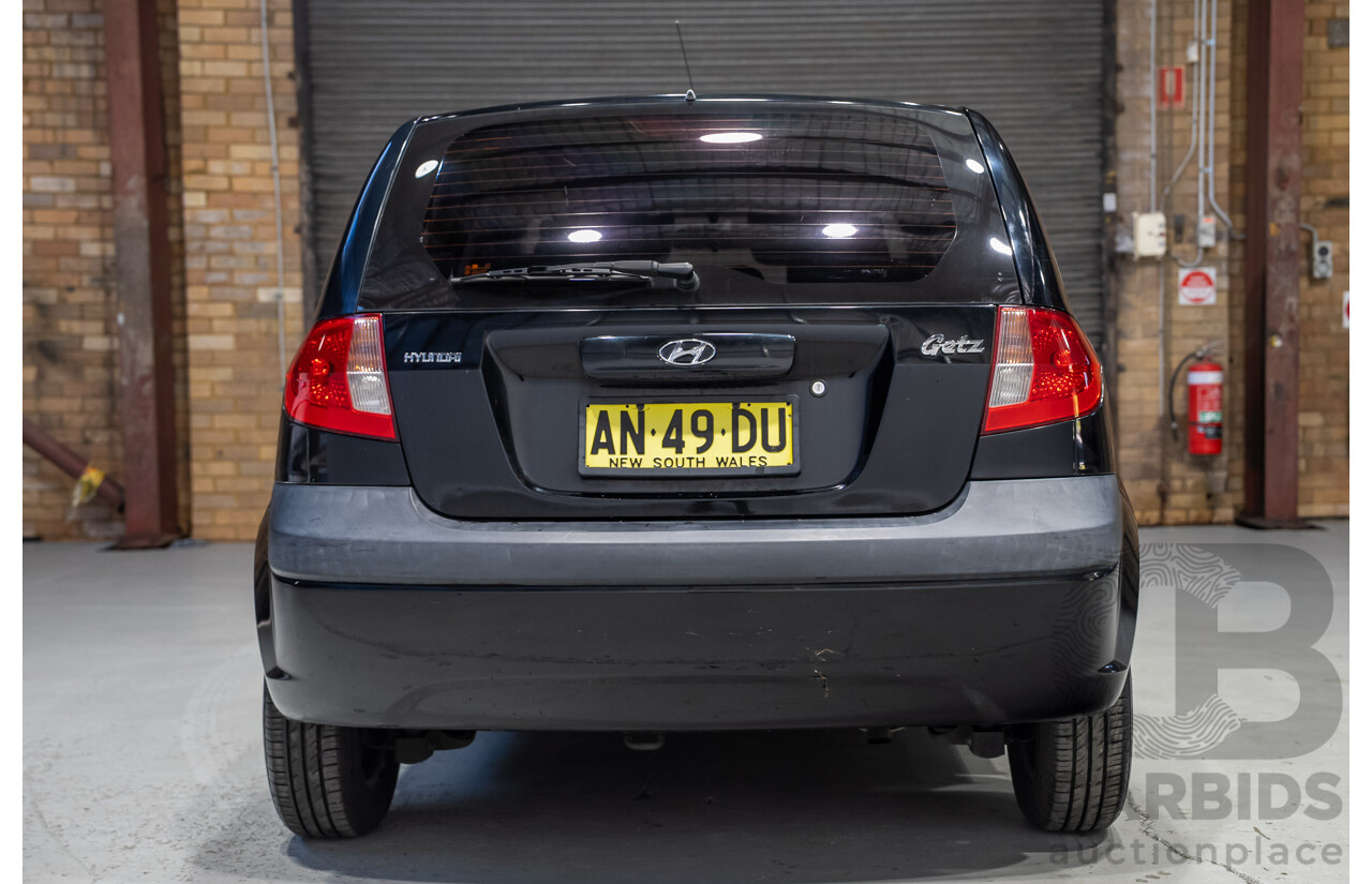 11/2006 Hyundai Getz TB Upgrade 5d Hatchback Black 1.4L