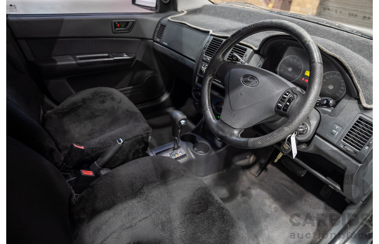 11/2006 Hyundai Getz TB Upgrade 5d Hatchback Black 1.4L