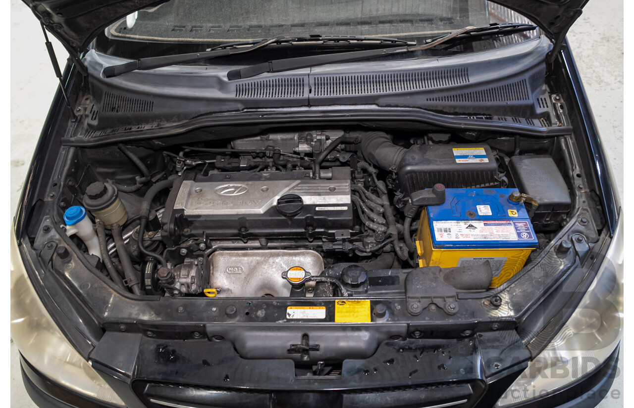 11/2006 Hyundai Getz TB Upgrade 5d Hatchback Black 1.4L