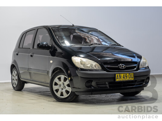 11/2006 Hyundai Getz TB Upgrade 5d Hatchback Black 1.4L