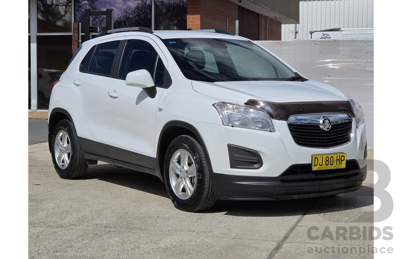 06/2016 Holden Trax LS TJ MY16 4D Wagon White 1.8L