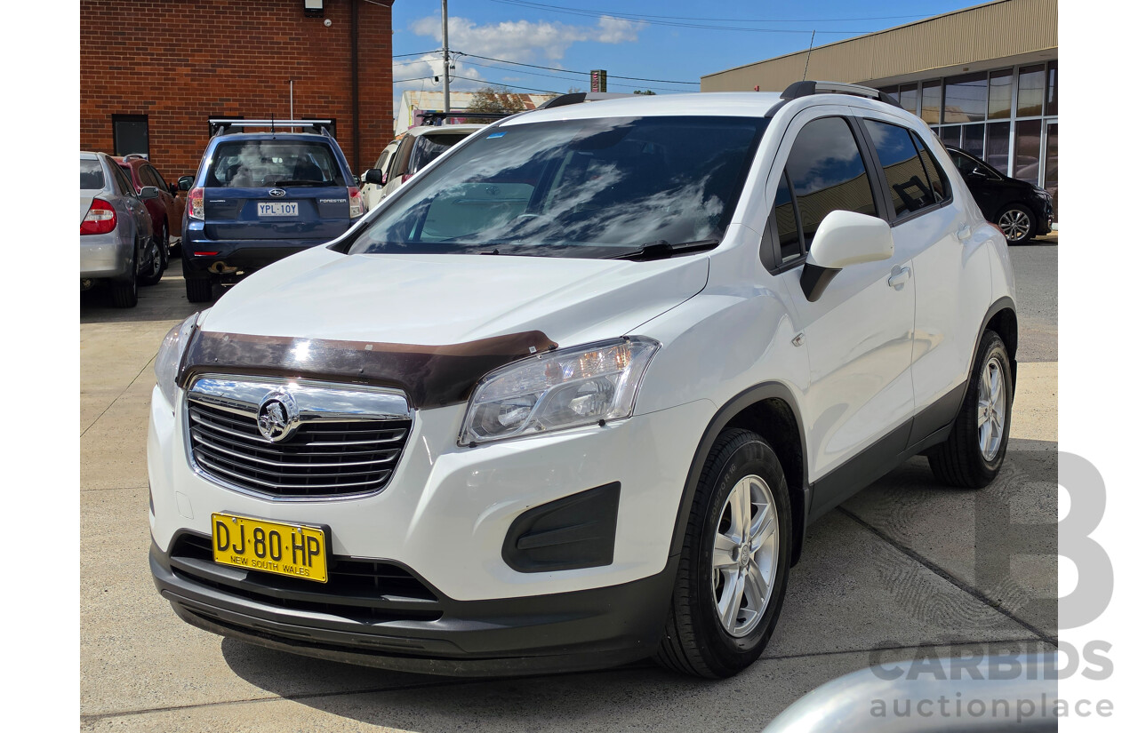 06/2016 Holden Trax LS TJ MY16 4D Wagon White 1.8L
