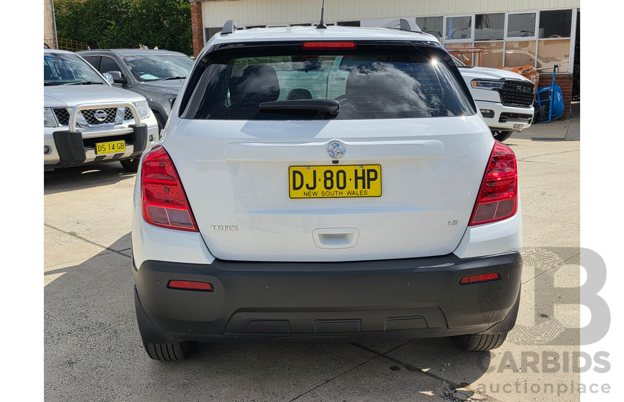 06/2016 Holden Trax LS TJ MY16 4D Wagon White 1.8L