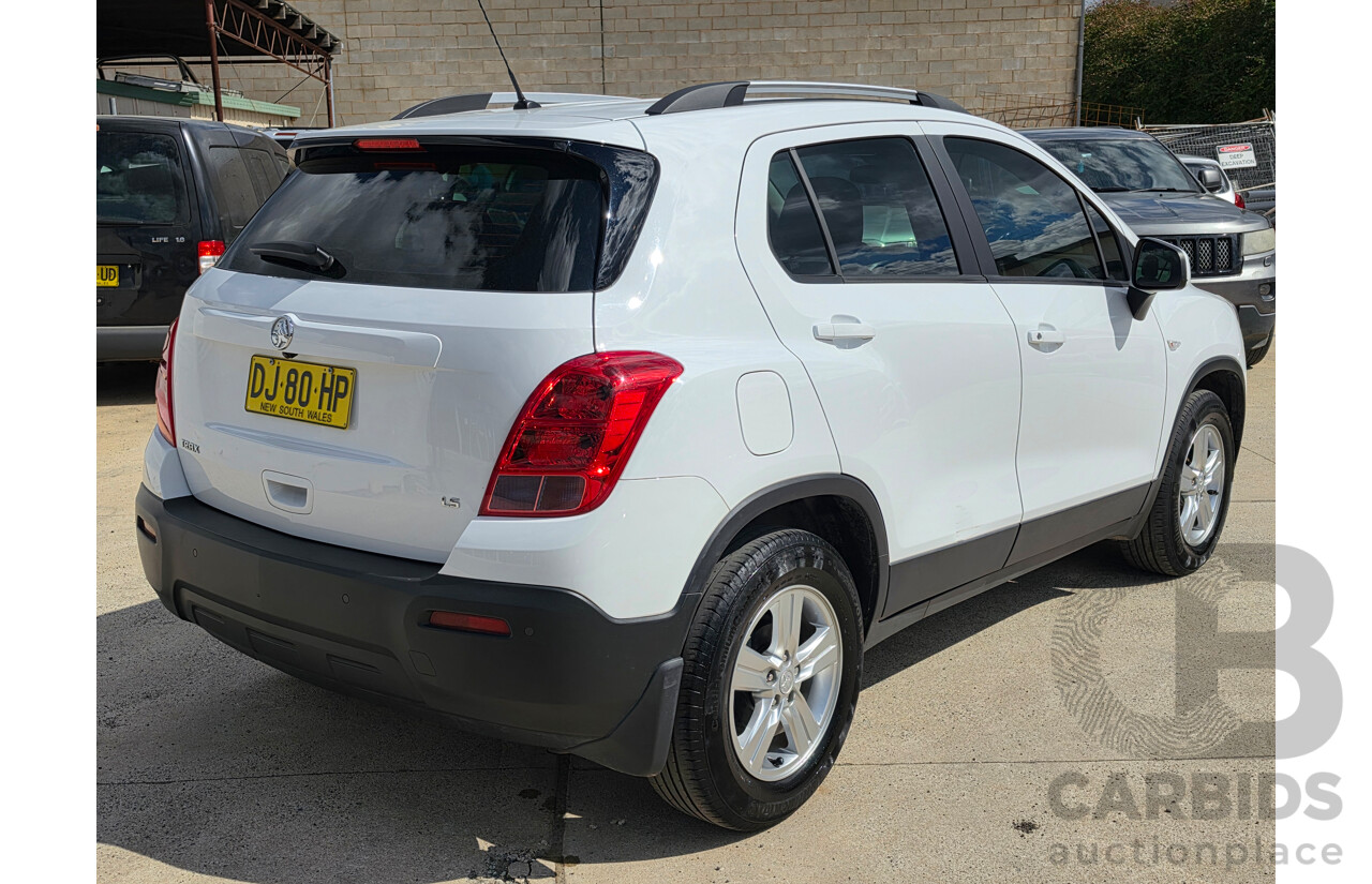 06/2016 Holden Trax LS TJ MY16 4D Wagon White 1.8L