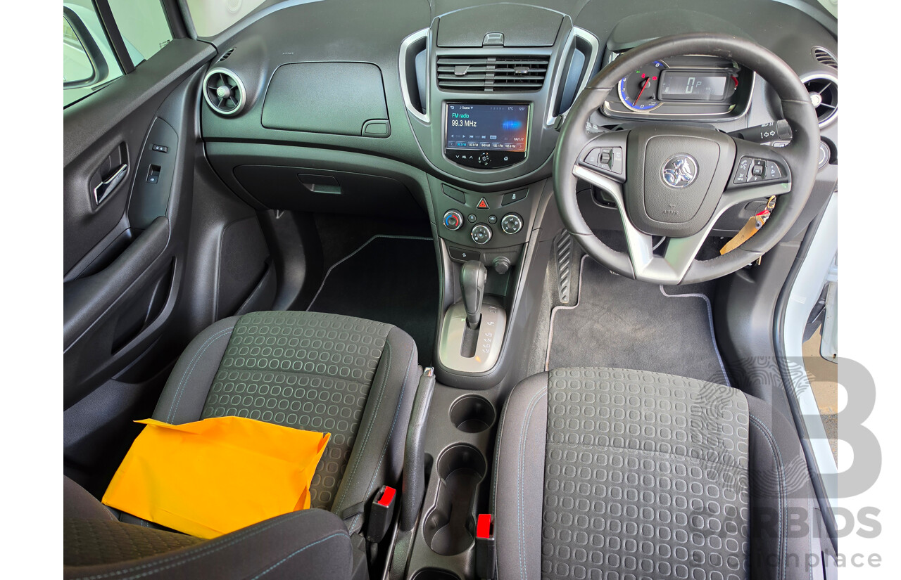 06/2016 Holden Trax LS TJ MY16 4D Wagon White 1.8L