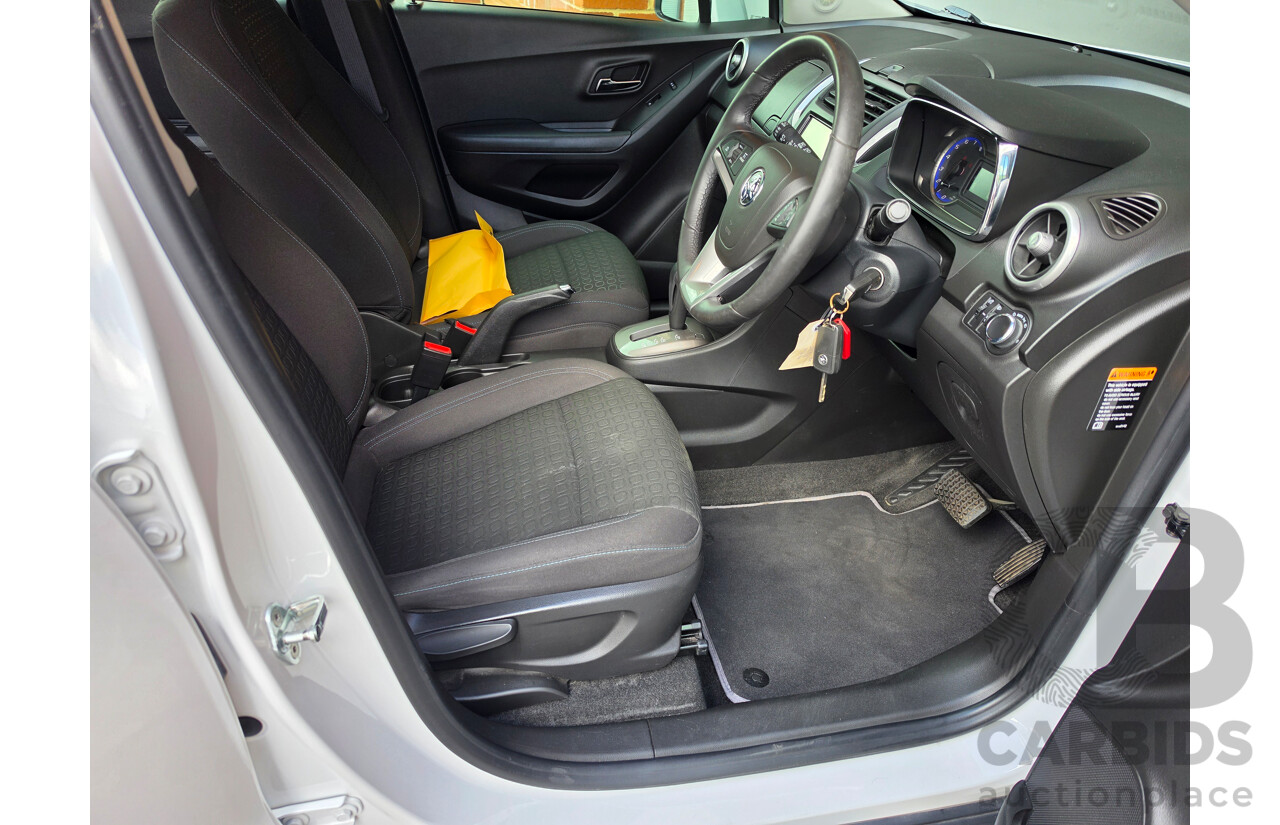 06/2016 Holden Trax LS TJ MY16 4D Wagon White 1.8L