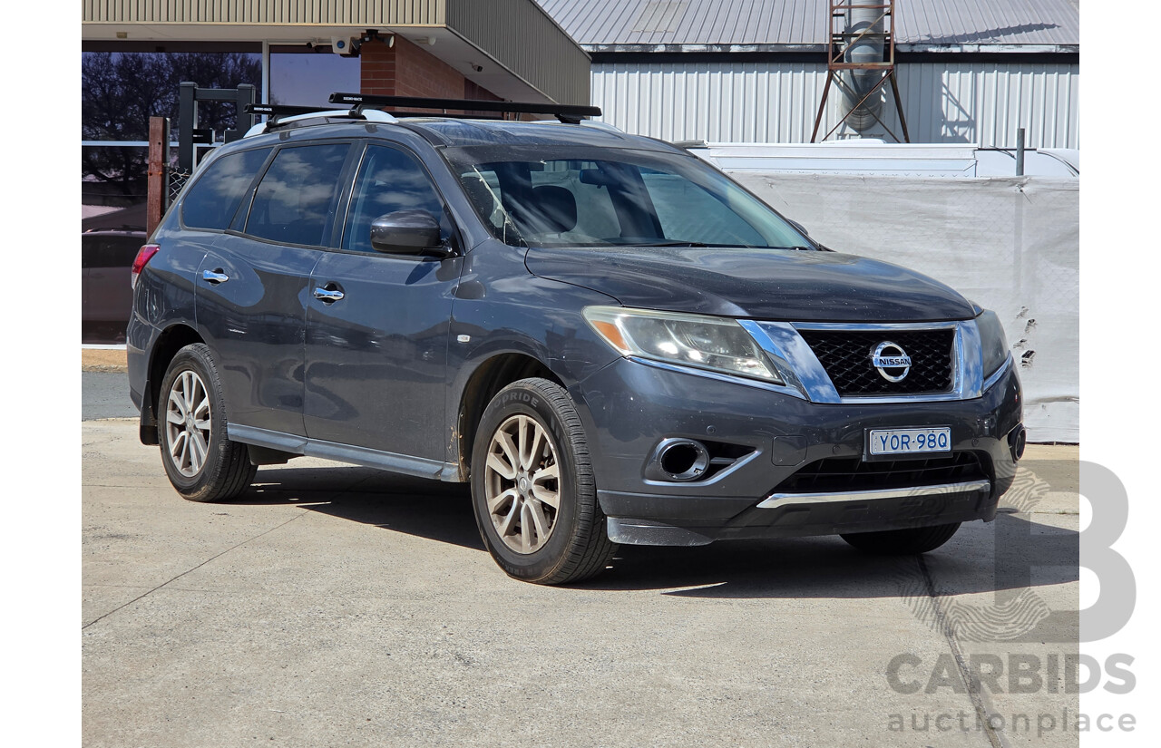 07/2014 Nissan Pathfinder ST R52 4d Wagon Grey 3.5L - 7 Seats
