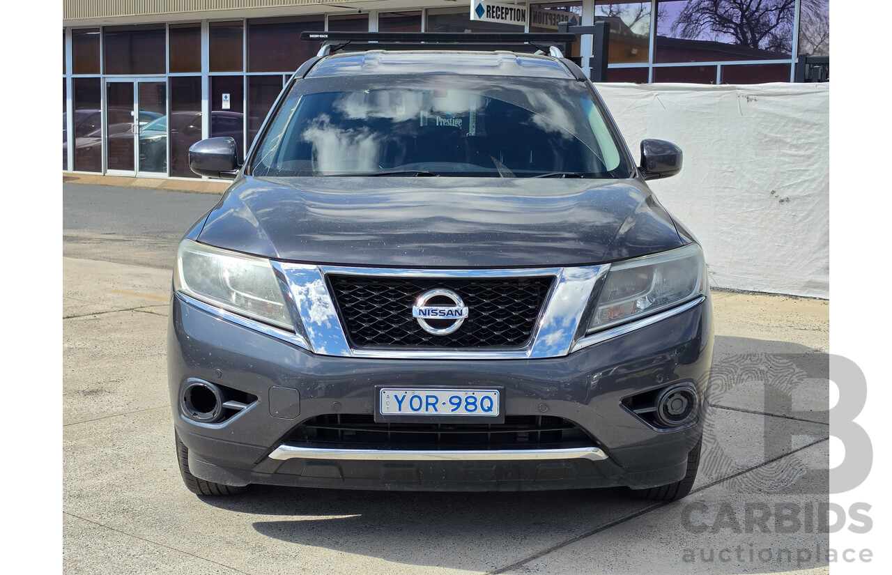 07/2014 Nissan Pathfinder ST R52 4d Wagon Grey 3.5L - 7 Seats