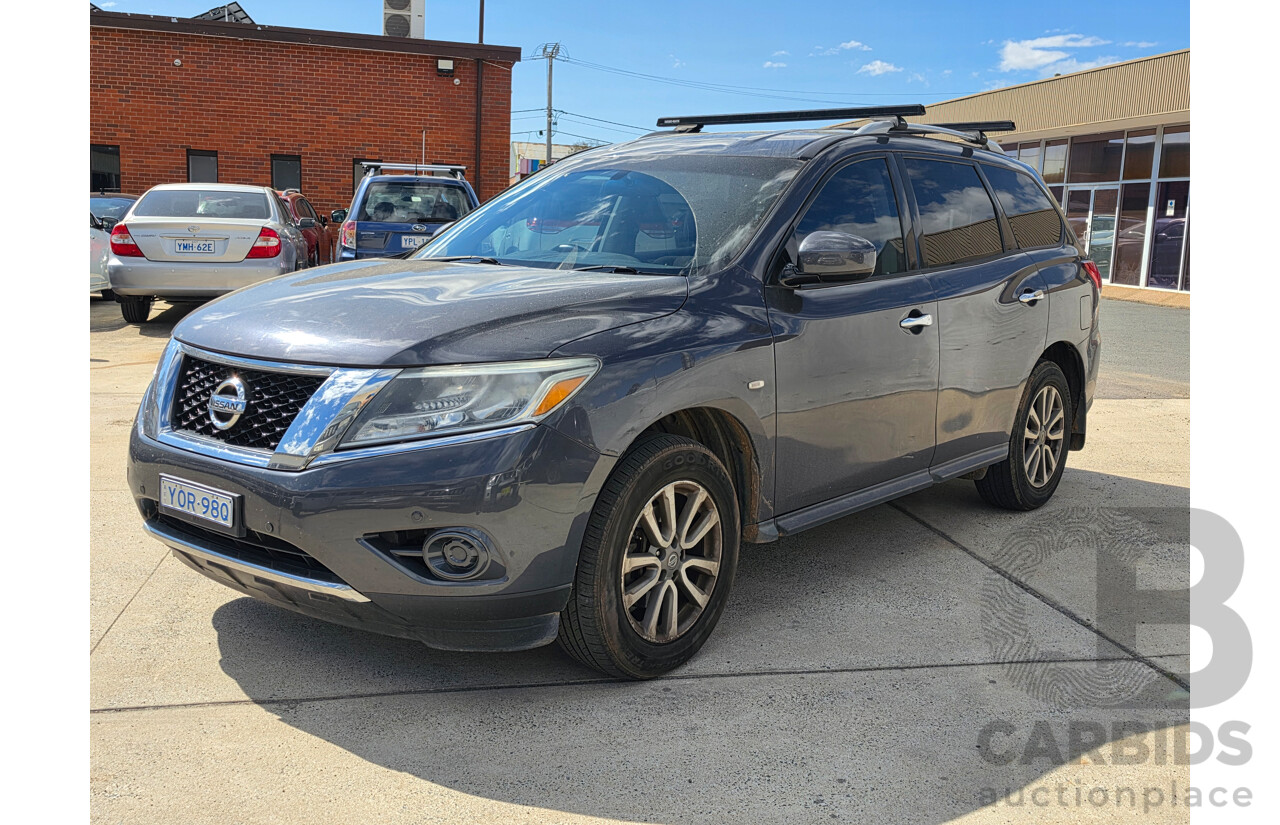 07/2014 Nissan Pathfinder ST R52 4d Wagon Grey 3.5L - 7 Seats