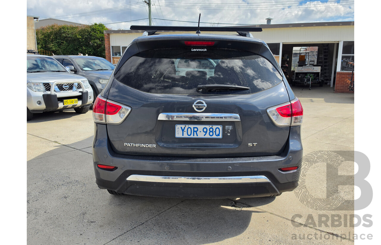 07/2014 Nissan Pathfinder ST R52 4d Wagon Grey 3.5L - 7 Seats