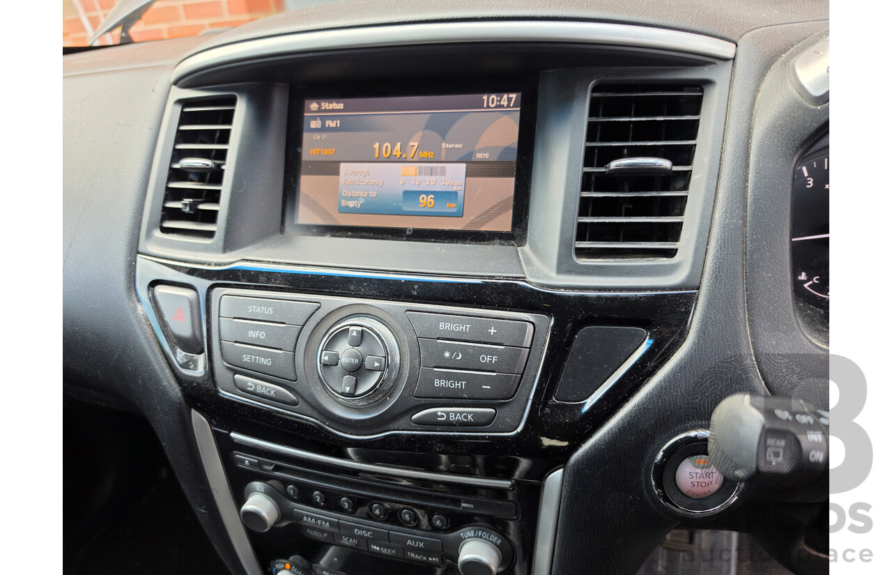 07/2014 Nissan Pathfinder ST R52 4d Wagon Grey 3.5L - 7 Seats