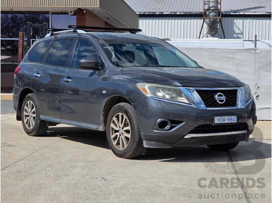 07/2014 Nissan Pathfinder ST R52 4d Wagon Grey 3.5L - 7 Seats
