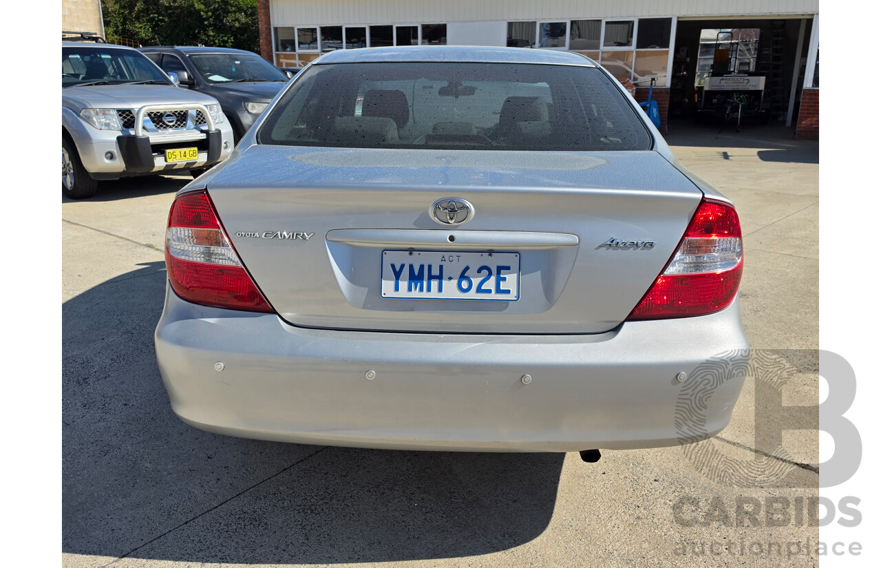 03/2004 Toyota Camry Ateva ACV36R 4d Sedan Silver 2.4L