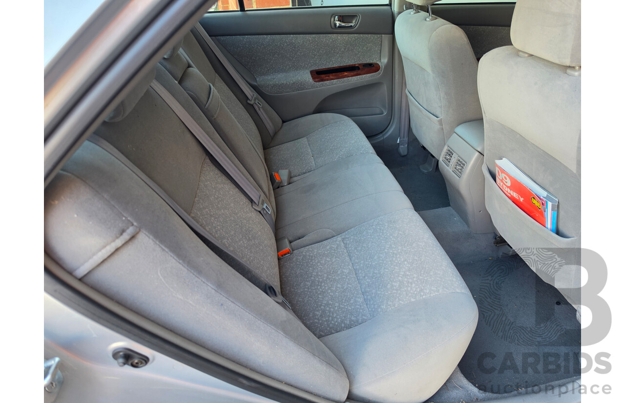 03/2004 Toyota Camry Ateva ACV36R 4d Sedan Silver 2.4L