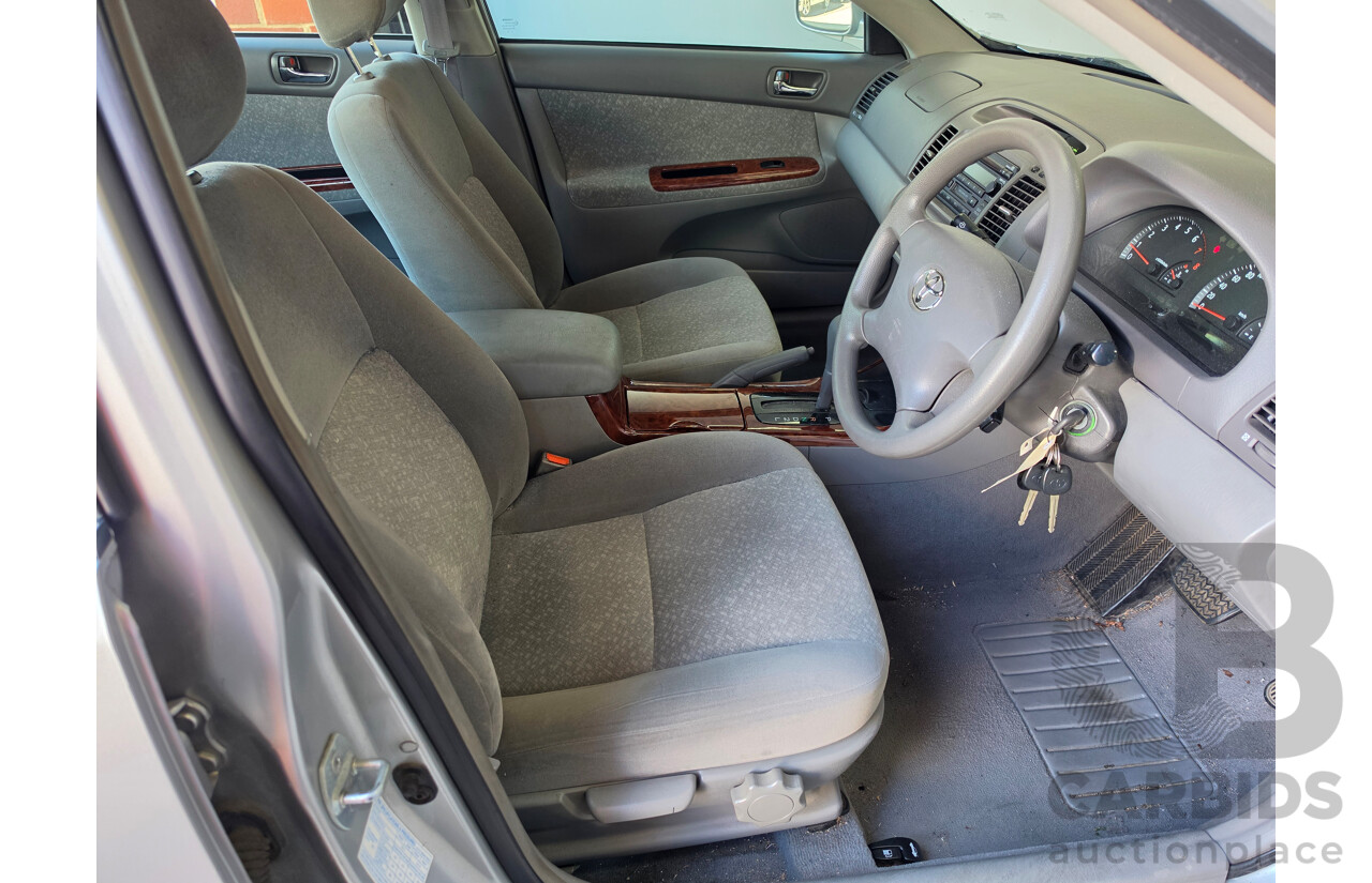03/2004 Toyota Camry Ateva ACV36R 4d Sedan Silver 2.4L