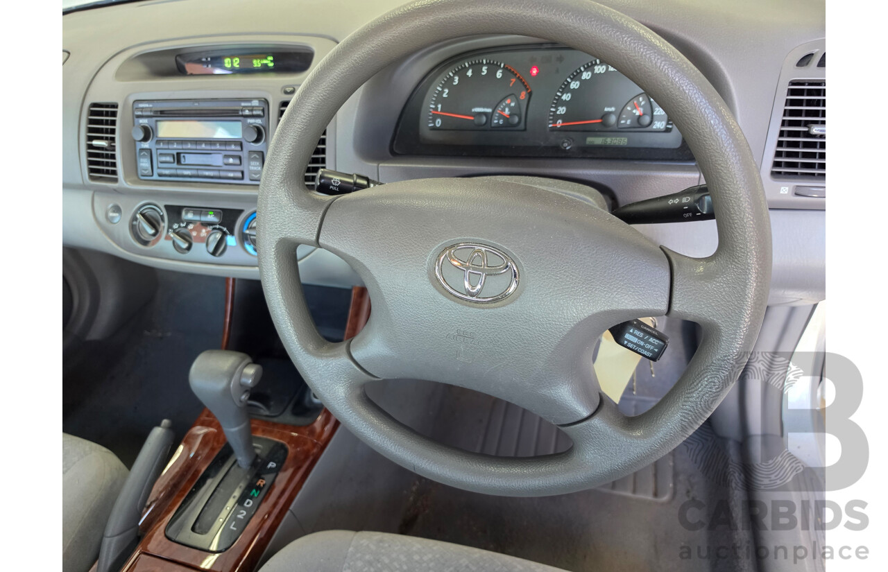 03/2004 Toyota Camry Ateva ACV36R 4d Sedan Silver 2.4L