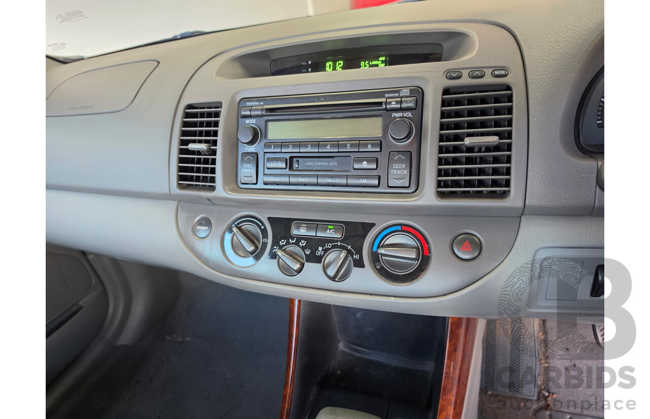 03/2004 Toyota Camry Ateva ACV36R 4d Sedan Silver 2.4L
