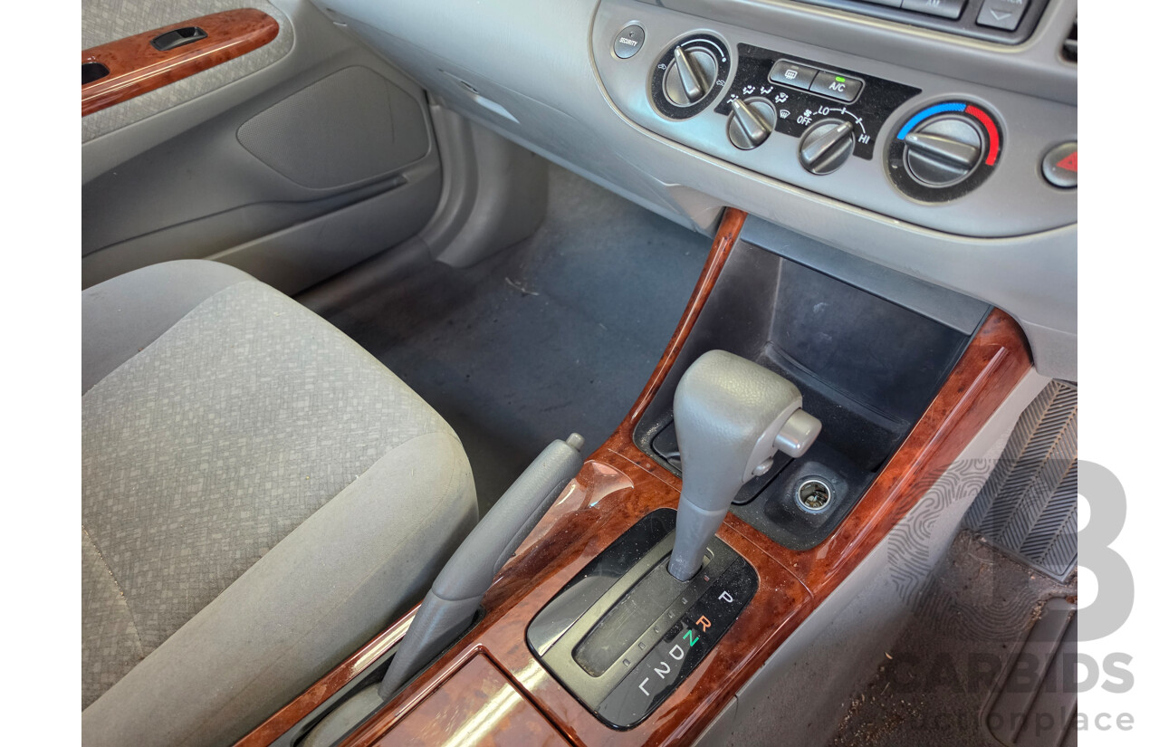 03/2004 Toyota Camry Ateva ACV36R 4d Sedan Silver 2.4L