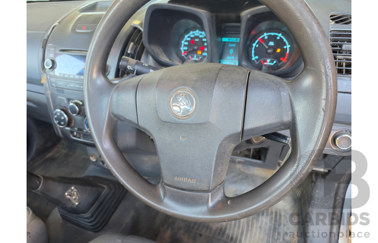 03/2014 Holden Colorado DX (4x4) RG MY14 C/Chas White Turbo Diesel 2.8L