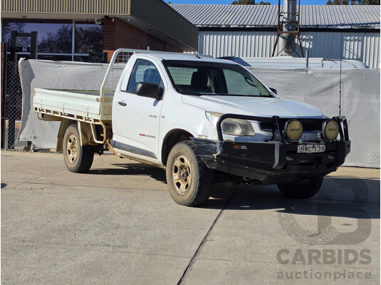 03/2014 Holden Colorado DX (4x4) RG MY14 C/Chas White Turbo Diesel 2.8L