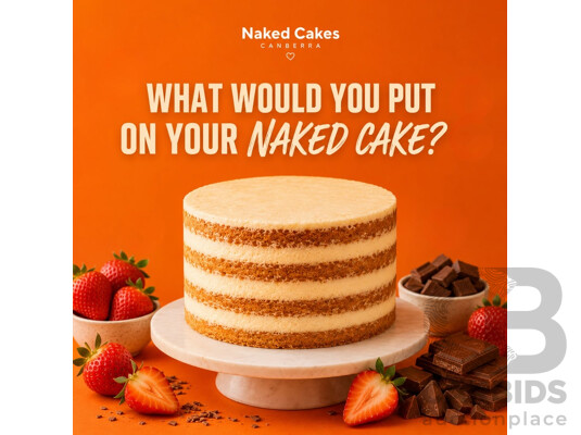 Naked Cakes DIY Cake Kit - Valued at $80