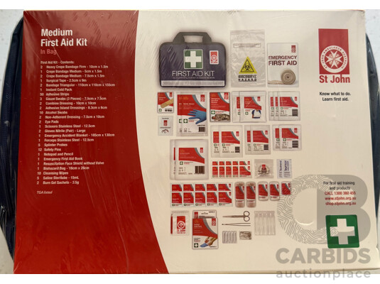 St Johns First Aid Kit - Medium - Valued at $114.95