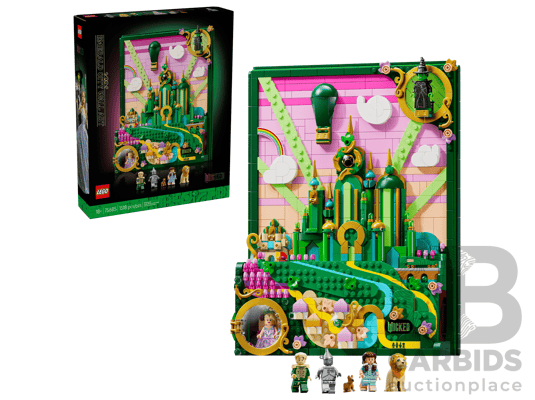 LEGO - Wicked Emerald City Wall Art 75685 - valued at $249.99