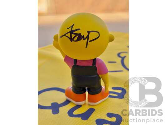 Giggle Bobblehead signed by Canberra Raiders #8 Josh Papali'i (4)