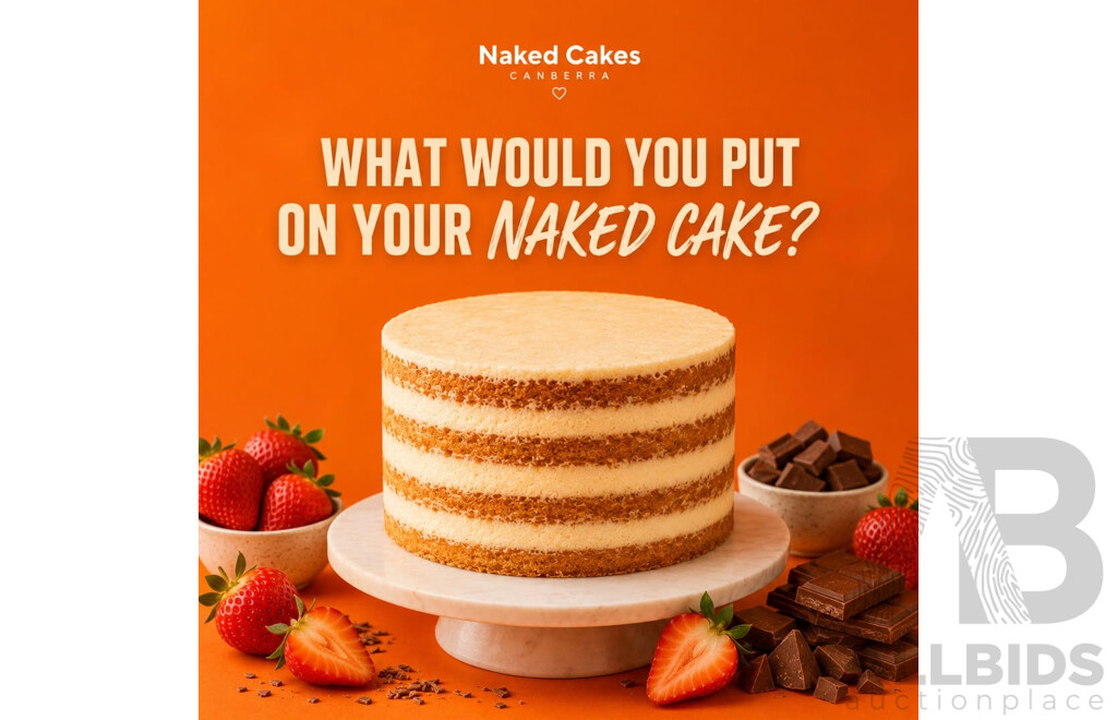 Naked Cakes DIY Cake Kit - Valued at $80