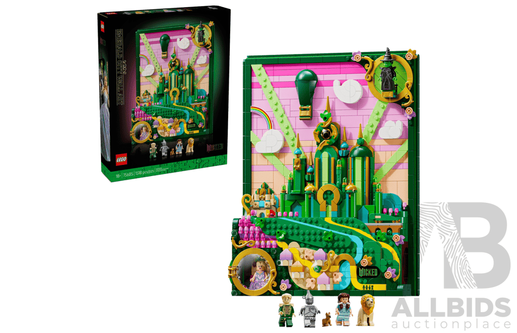 LEGO - Wicked Emerald City Wall Art 75685 - valued at $249.99