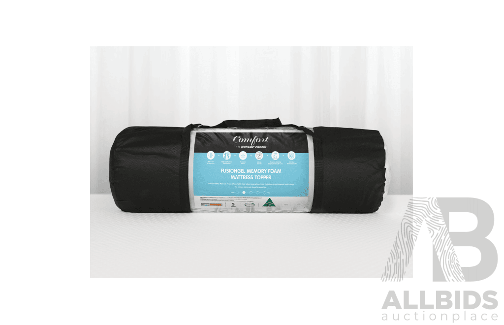 Single Bed Memory Foam Overlay - Valued at $250 (1)