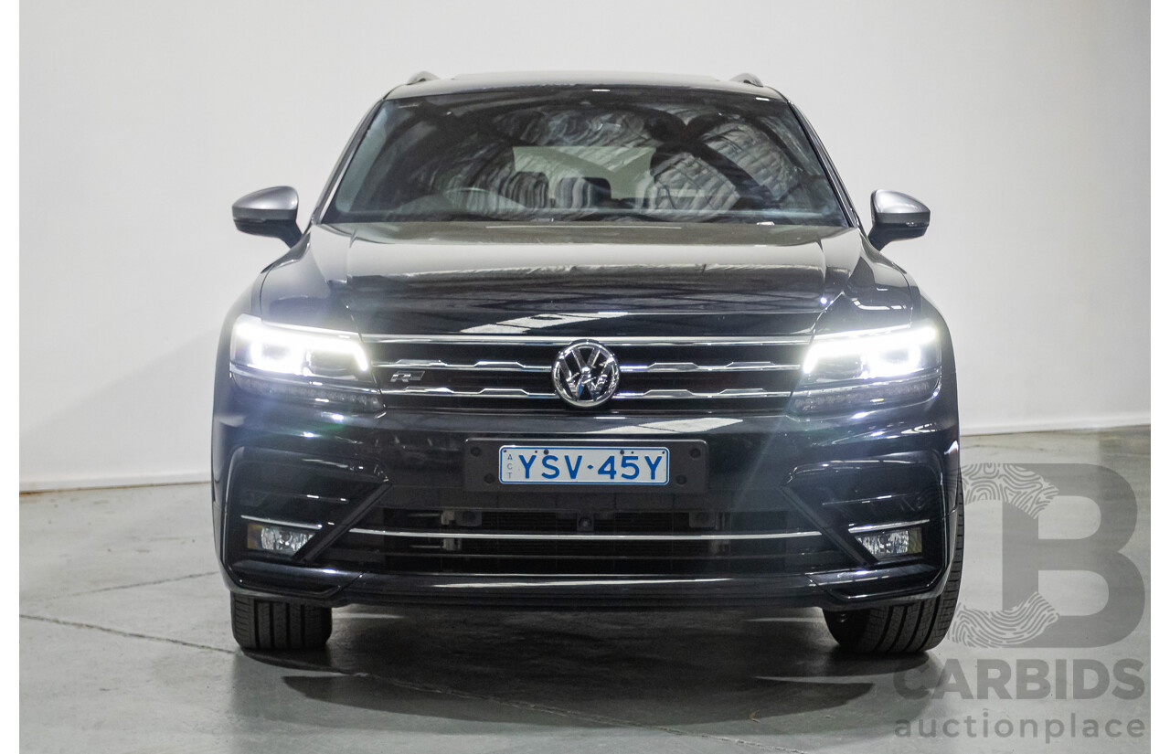 5/2021 Volkswagen Tiguan Allspace 162 TSI Highline R-Line (AWD) 5NA MY21 4d Wagon Deep Black Pearlescent Turbo 2.0L - 7 Seater