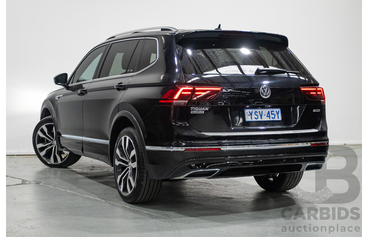 5/2021 Volkswagen Tiguan Allspace 162 TSI Highline R-Line (AWD) 5NA MY21 4d Wagon Deep Black Pearlescent Turbo 2.0L - 7 Seater