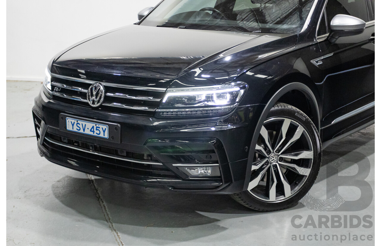 5/2021 Volkswagen Tiguan Allspace 162 TSI Highline R-Line (AWD) 5NA MY21 4d Wagon Deep Black Pearlescent Turbo 2.0L - 7 Seater