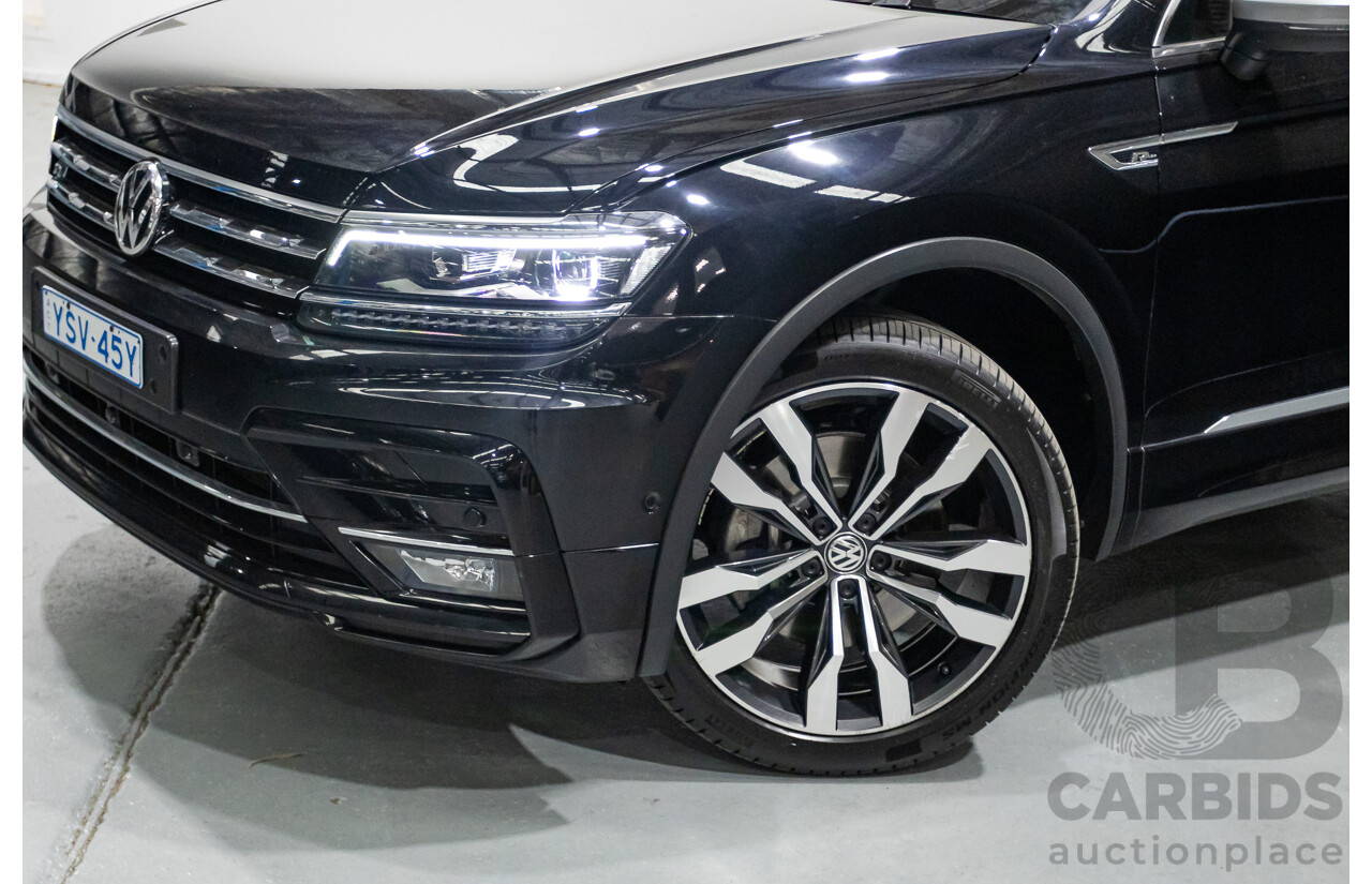 5/2021 Volkswagen Tiguan Allspace 162 TSI Highline R-Line (AWD) 5NA MY21 4d Wagon Deep Black Pearlescent Turbo 2.0L - 7 Seater