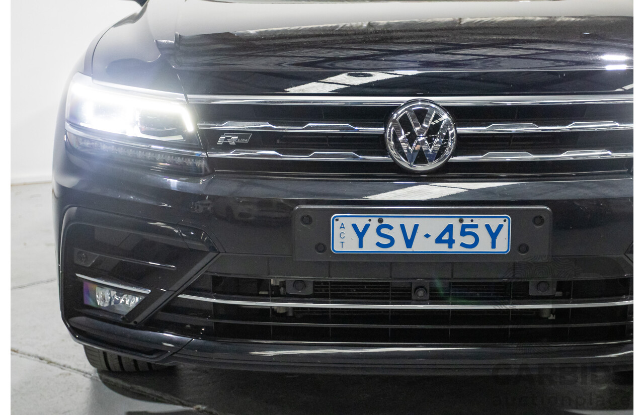 5/2021 Volkswagen Tiguan Allspace 162 TSI Highline R-Line (AWD) 5NA MY21 4d Wagon Deep Black Pearlescent Turbo 2.0L - 7 Seater