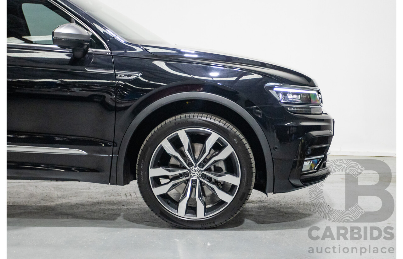 5/2021 Volkswagen Tiguan Allspace 162 TSI Highline R-Line (AWD) 5NA MY21 4d Wagon Deep Black Pearlescent Turbo 2.0L - 7 Seater