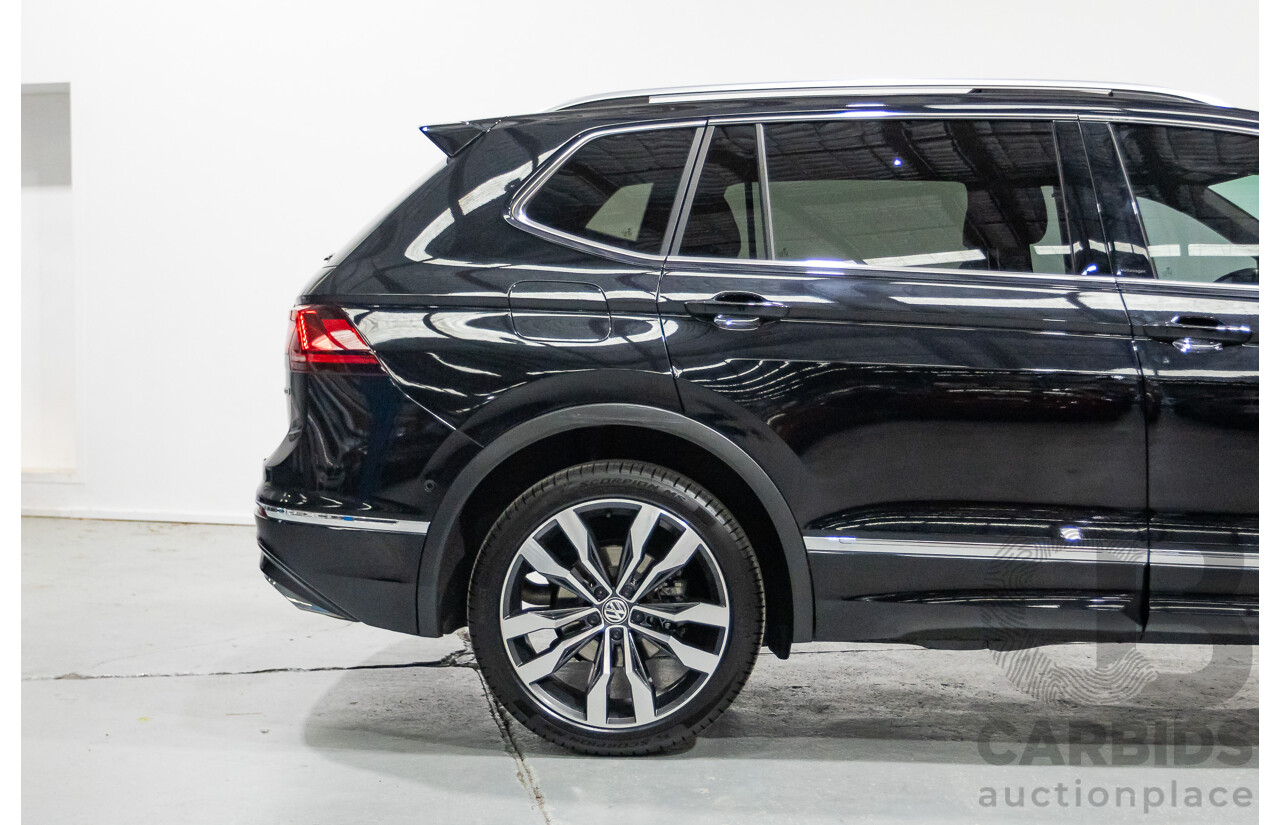 5/2021 Volkswagen Tiguan Allspace 162 TSI Highline R-Line (AWD) 5NA MY21 4d Wagon Deep Black Pearlescent Turbo 2.0L - 7 Seater