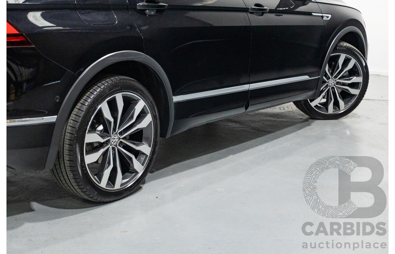 5/2021 Volkswagen Tiguan Allspace 162 TSI Highline R-Line (AWD) 5NA MY21 4d Wagon Deep Black Pearlescent Turbo 2.0L - 7 Seater