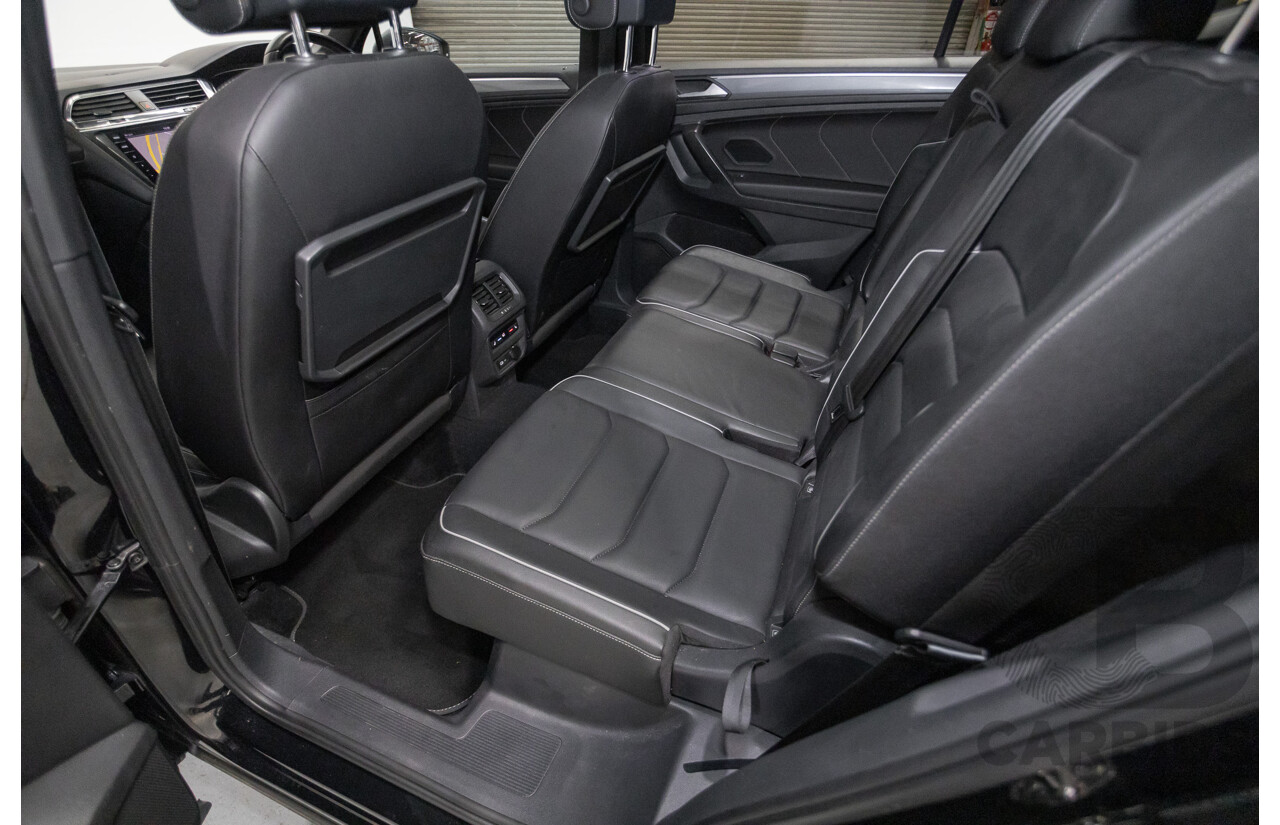 5/2021 Volkswagen Tiguan Allspace 162 TSI Highline R-Line (AWD) 5NA MY21 4d Wagon Deep Black Pearlescent Turbo 2.0L - 7 Seater