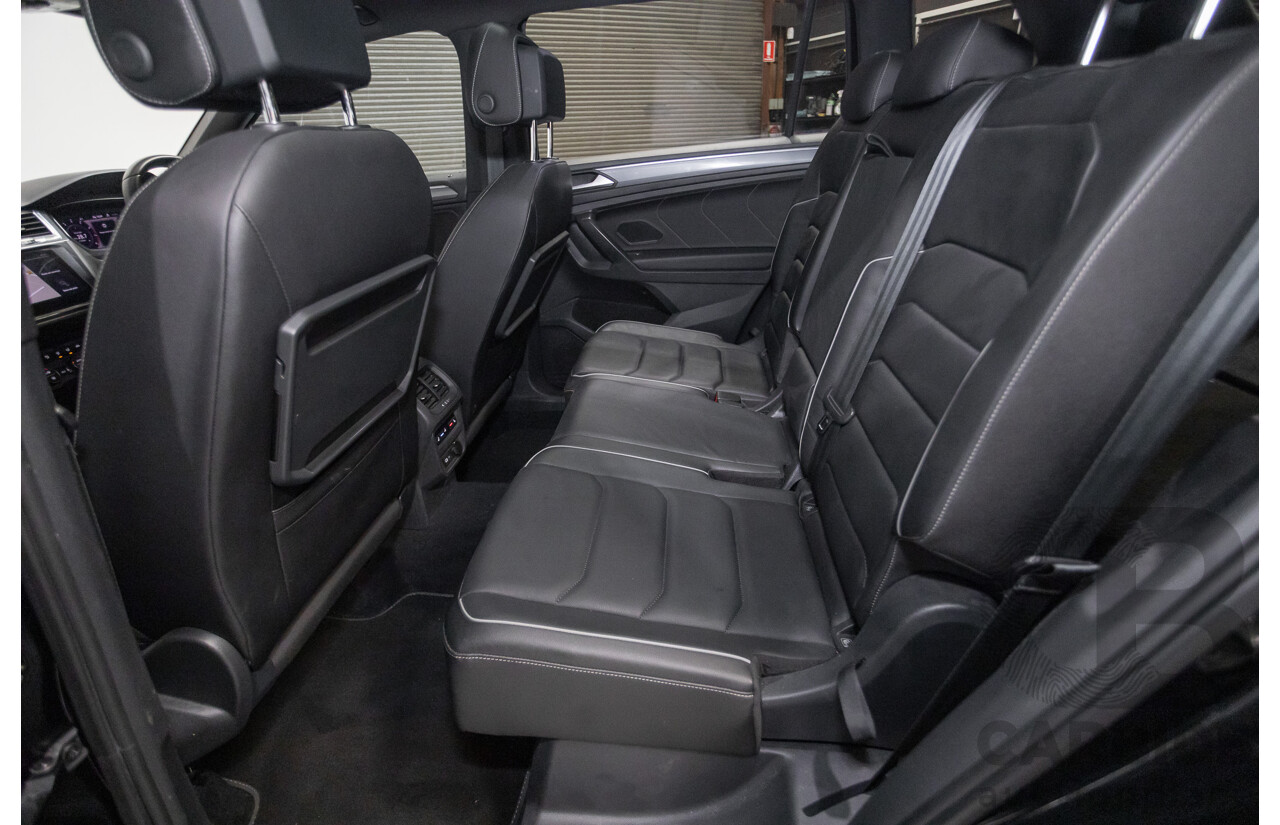 5/2021 Volkswagen Tiguan Allspace 162 TSI Highline R-Line (AWD) 5NA MY21 4d Wagon Deep Black Pearlescent Turbo 2.0L - 7 Seater