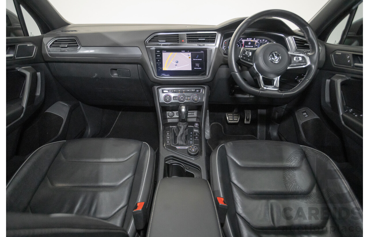 5/2021 Volkswagen Tiguan Allspace 162 TSI Highline R-Line (AWD) 5NA MY21 4d Wagon Deep Black Pearlescent Turbo 2.0L - 7 Seater