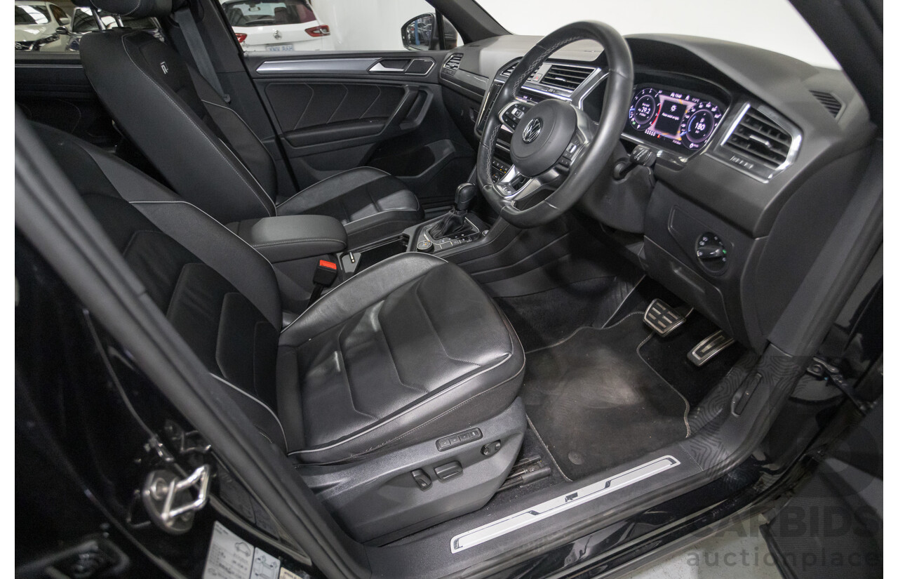 5/2021 Volkswagen Tiguan Allspace 162 TSI Highline R-Line (AWD) 5NA MY21 4d Wagon Deep Black Pearlescent Turbo 2.0L - 7 Seater
