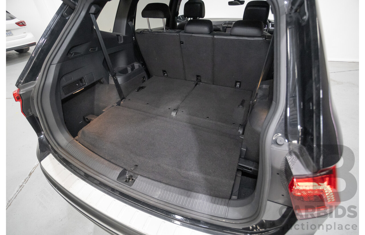 5/2021 Volkswagen Tiguan Allspace 162 TSI Highline R-Line (AWD) 5NA MY21 4d Wagon Deep Black Pearlescent Turbo 2.0L - 7 Seater