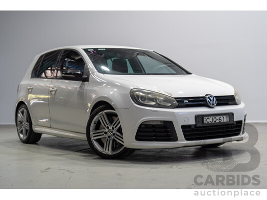 12/2012 Volkswagen Golf R (AWD) 1K MY13 5d Hatchback White Turbo 2.0L