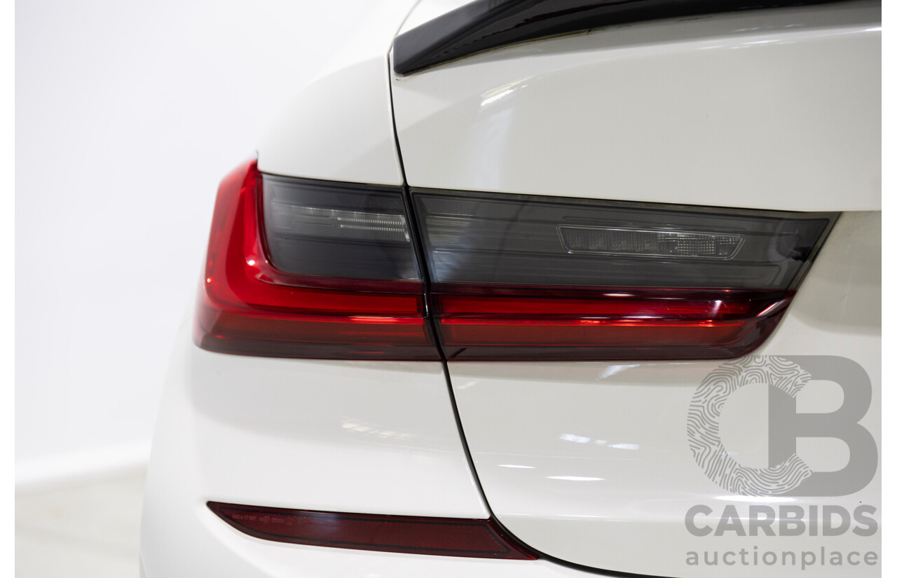 07/2019 BMW 330i G20 MY19 4d Sedan Alpine White Turbo 2.0L