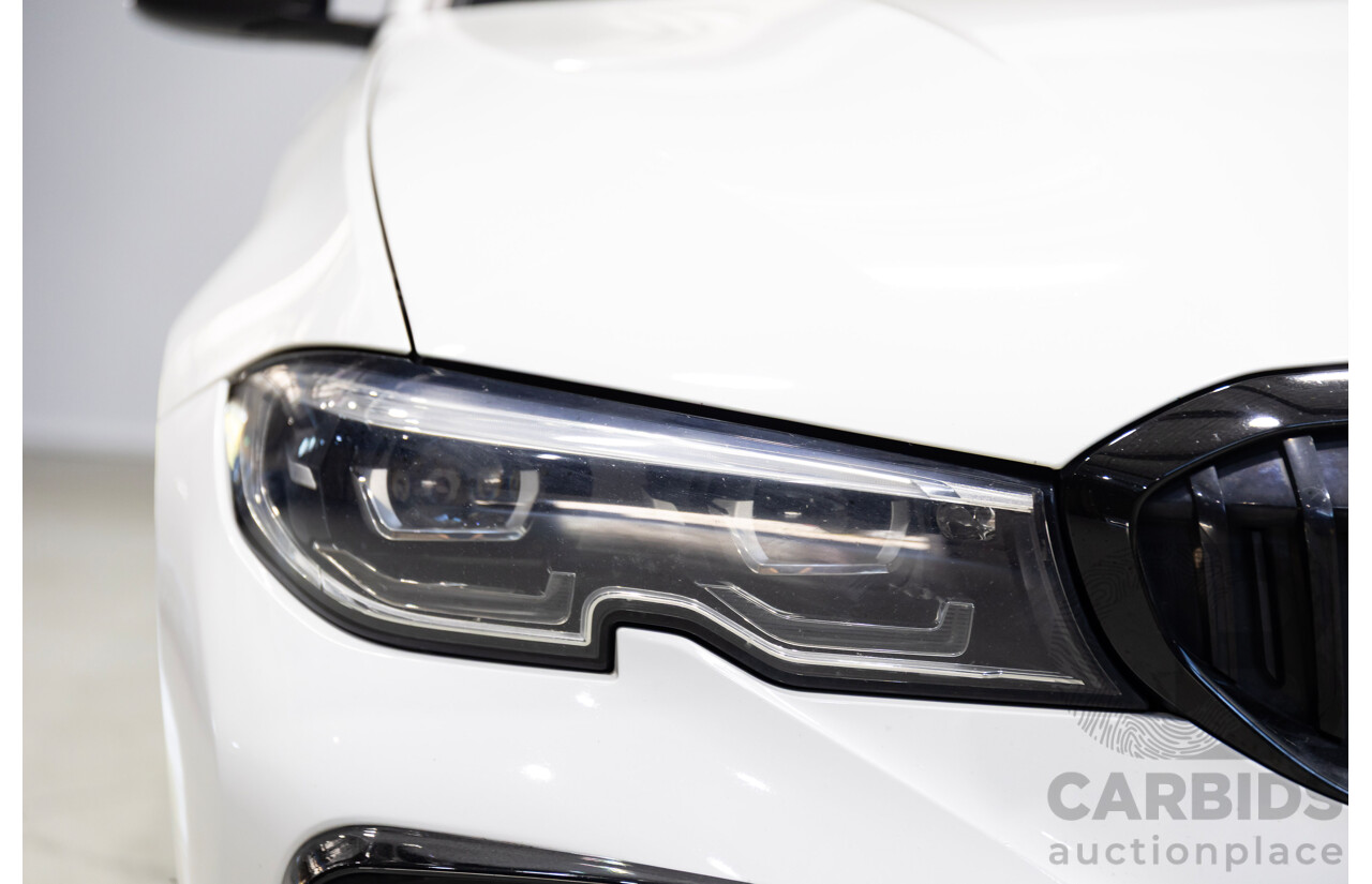 07/2019 BMW 330i G20 MY19 4d Sedan Alpine White Turbo 2.0L