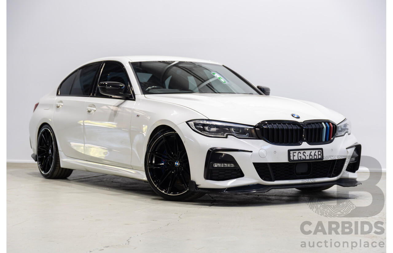 07/2019 BMW 330i G20 MY19 4d Sedan Alpine White Turbo 2.0L