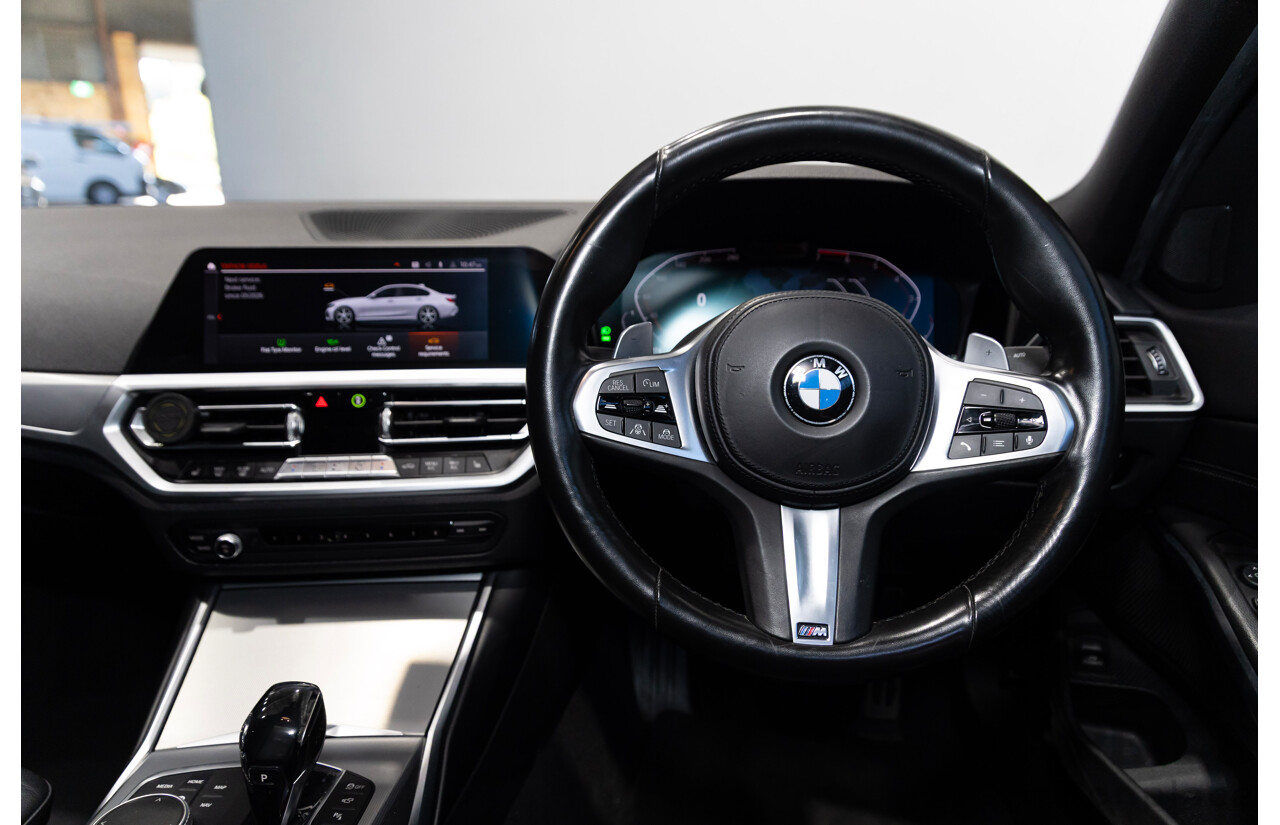 07/2019 BMW 330i G20 MY19 4d Sedan Alpine White Turbo 2.0L